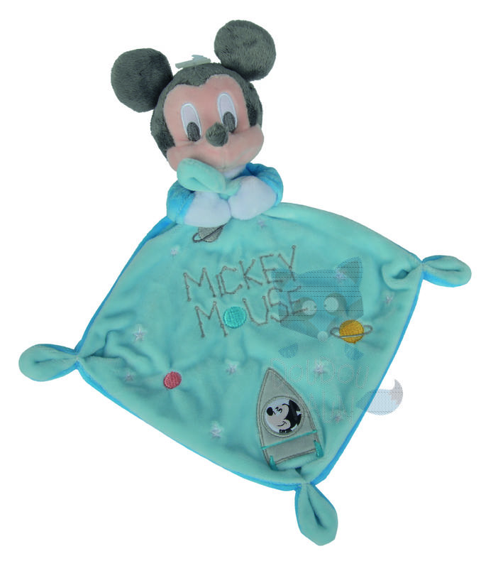  baby comforter mickey mouse blue star  